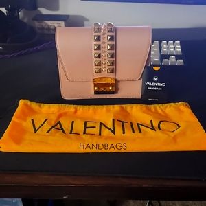 Valentino Benedicte Rockstud Leather Crossbody Bag